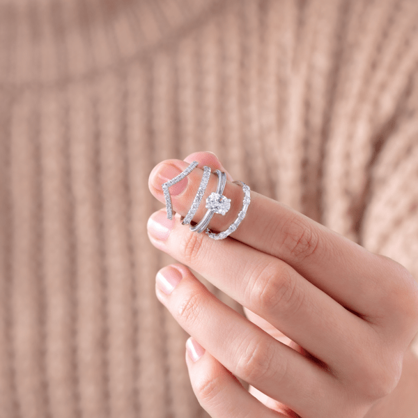 How to Wear Wedding, Engagement & Eternity Rings in the Right Order