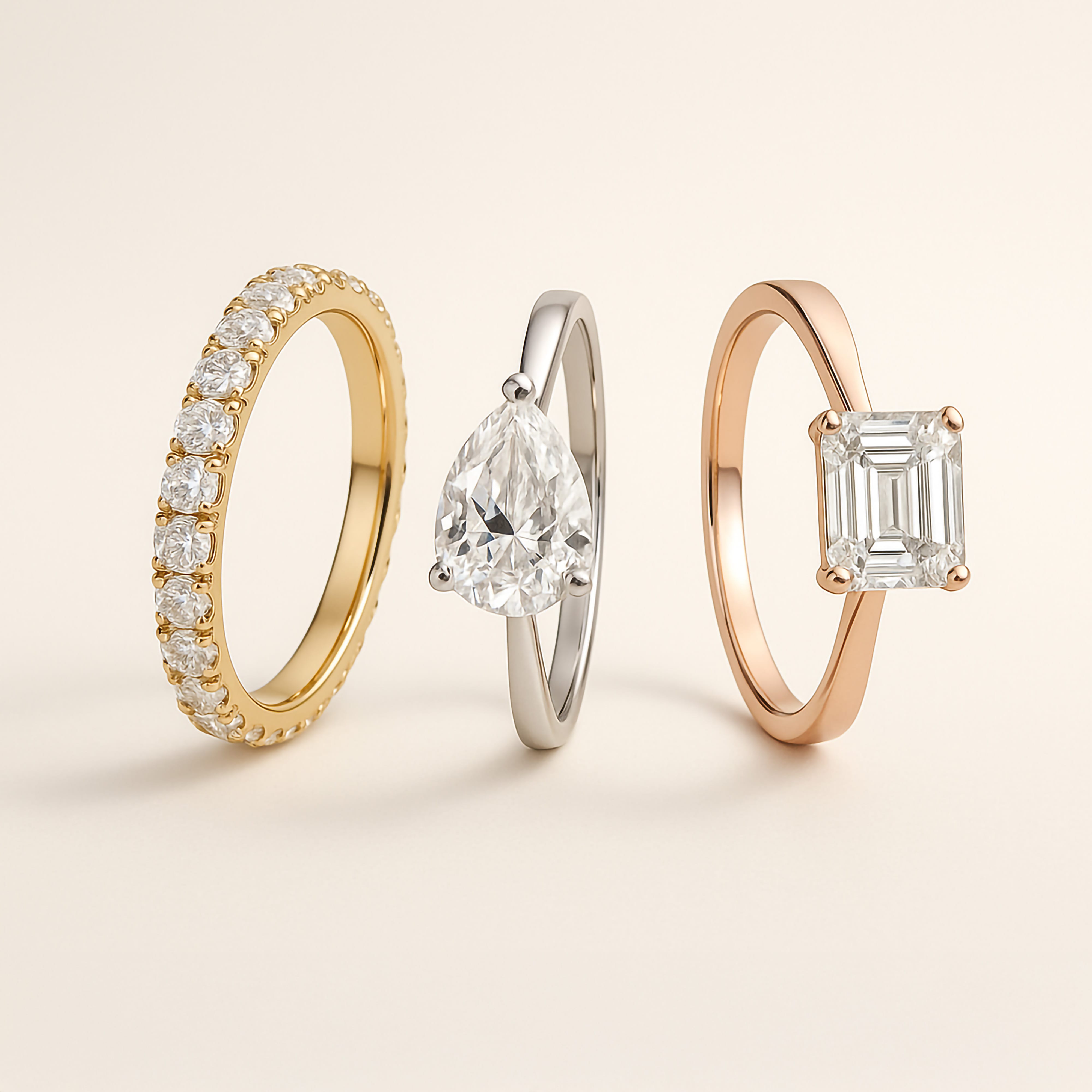Sunshine Diamond Rings