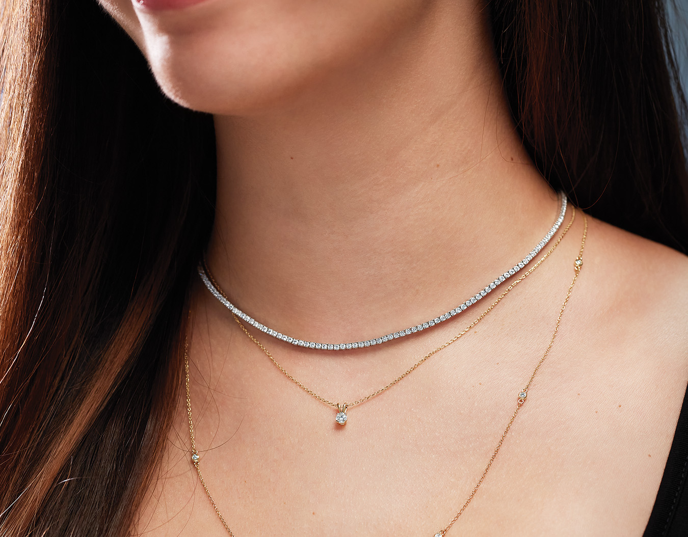 Women's Diamond Necklaces