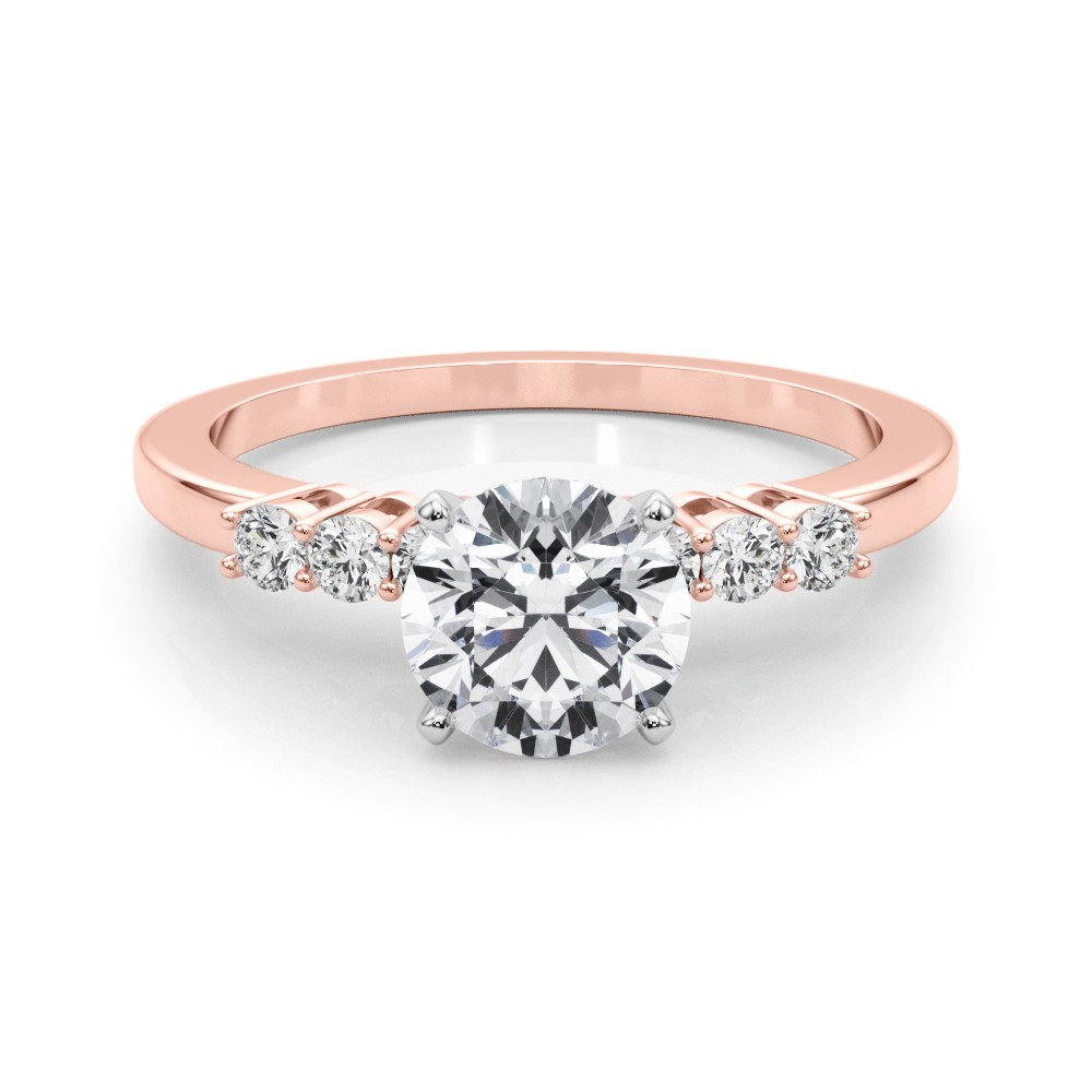 Belca Natural Diamond 4 Prong  Engagement Ring