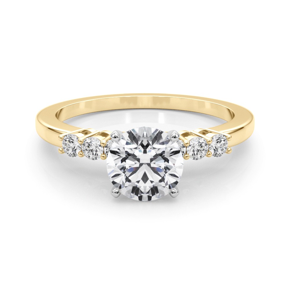 Belca Natural Diamond 4 Prong  Engagement Ring