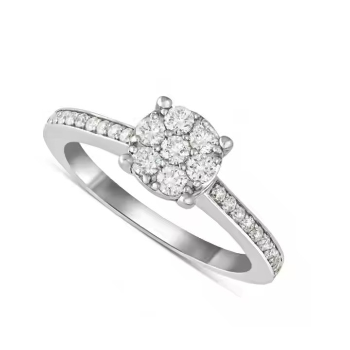 Elinor Natural Prong  Diamond Ring