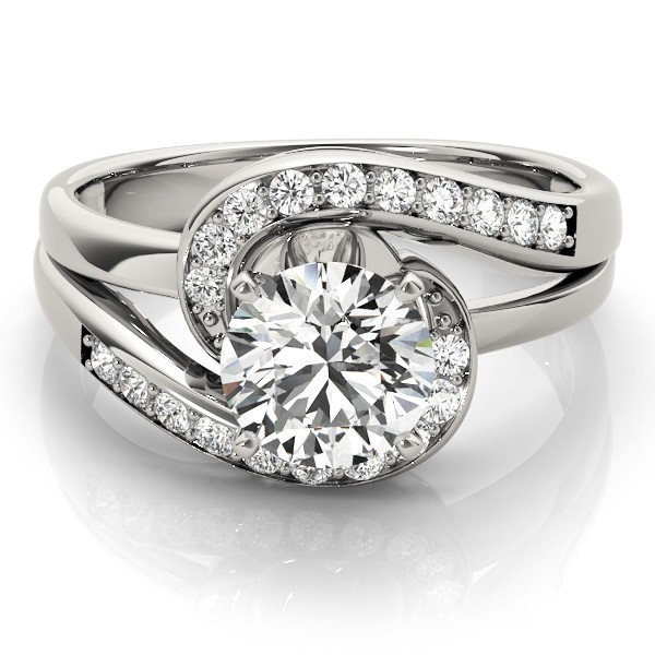 4Prong Set Natural Diamond sentiya Engagement Ring