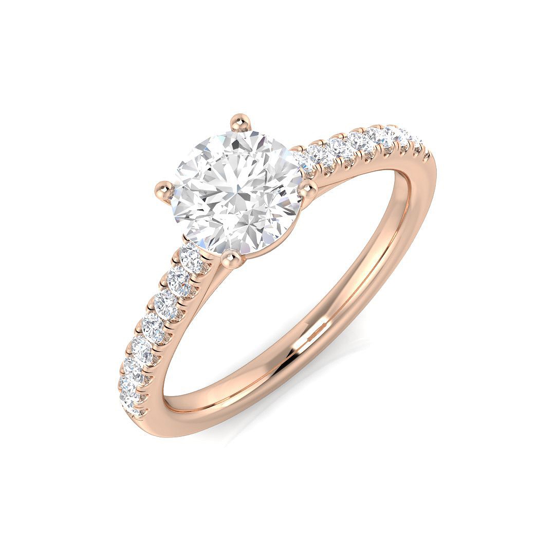 BELISHA Natural Diamond 4PNG Engagement Ring