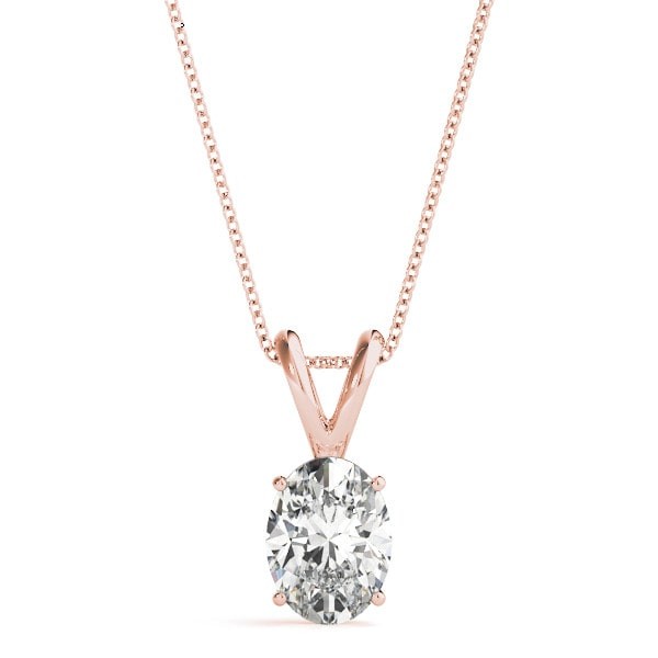 4 Prong Lab-Created Diamond  Necklace