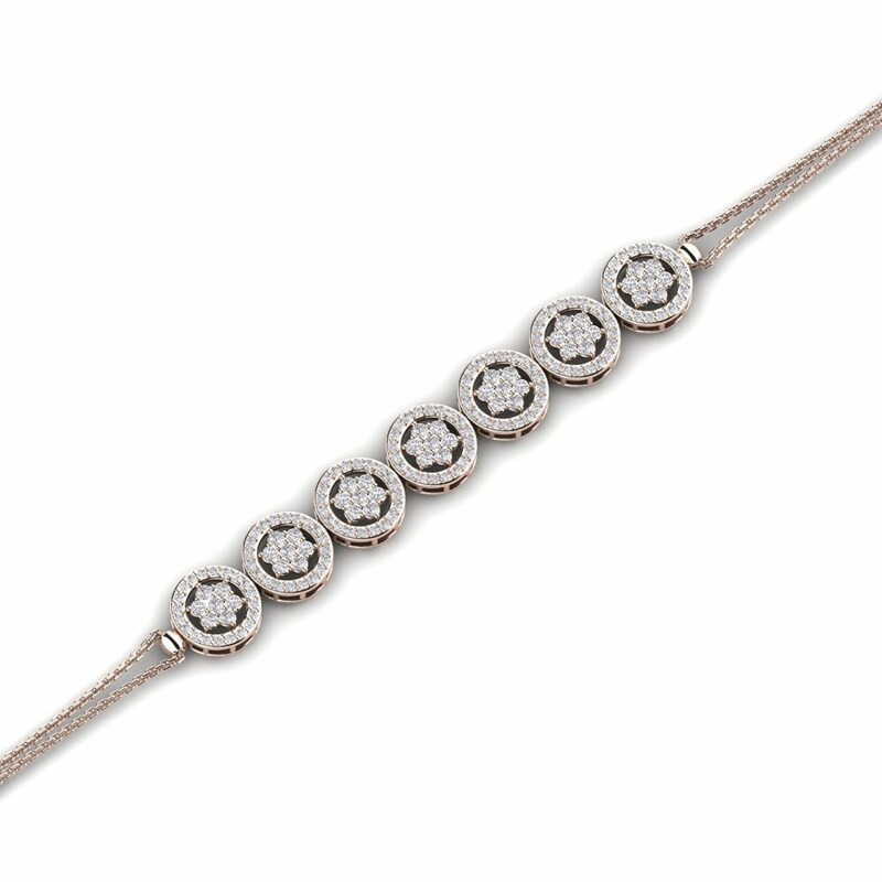 Penney Natural 4 Prong  Diamond Bracelet