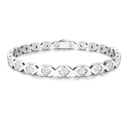 XO Natural  Diamond Bracelet