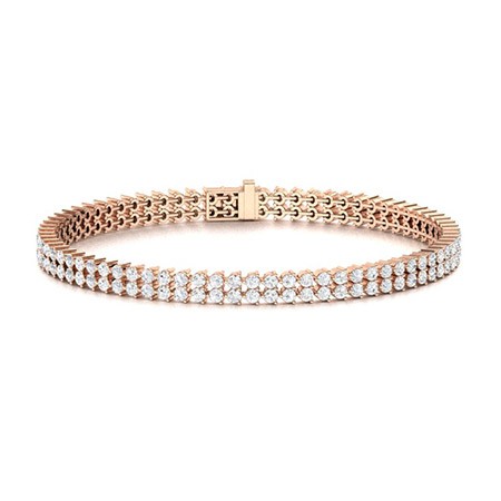 Syble Lab-Created Prong Set  Diamond Bracelet