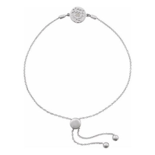 Sybyll 0.01 Carat Natural 4 Prong  Diamond Bracelet