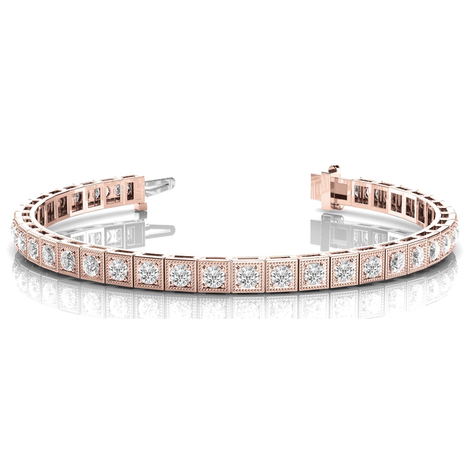 Rosie Lab-Created 4 Prong  Diamond Bracelet