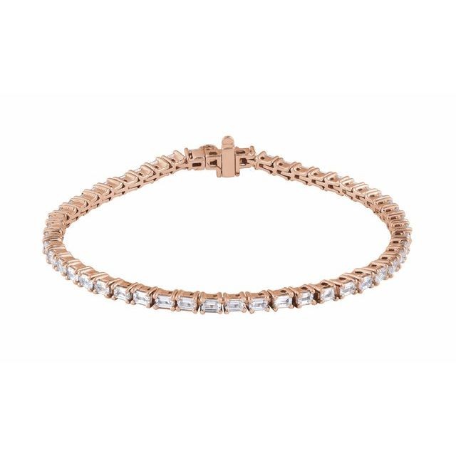 Renea Natural 4 Prong  Diamond Bracelet