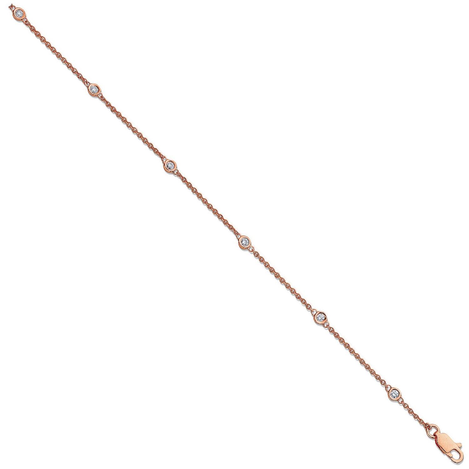 Tahesha Lab-Created Bezel Set  Diamond Ring