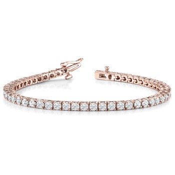 Paityn Lab-Created 4 Prong  Diamond Bracelet