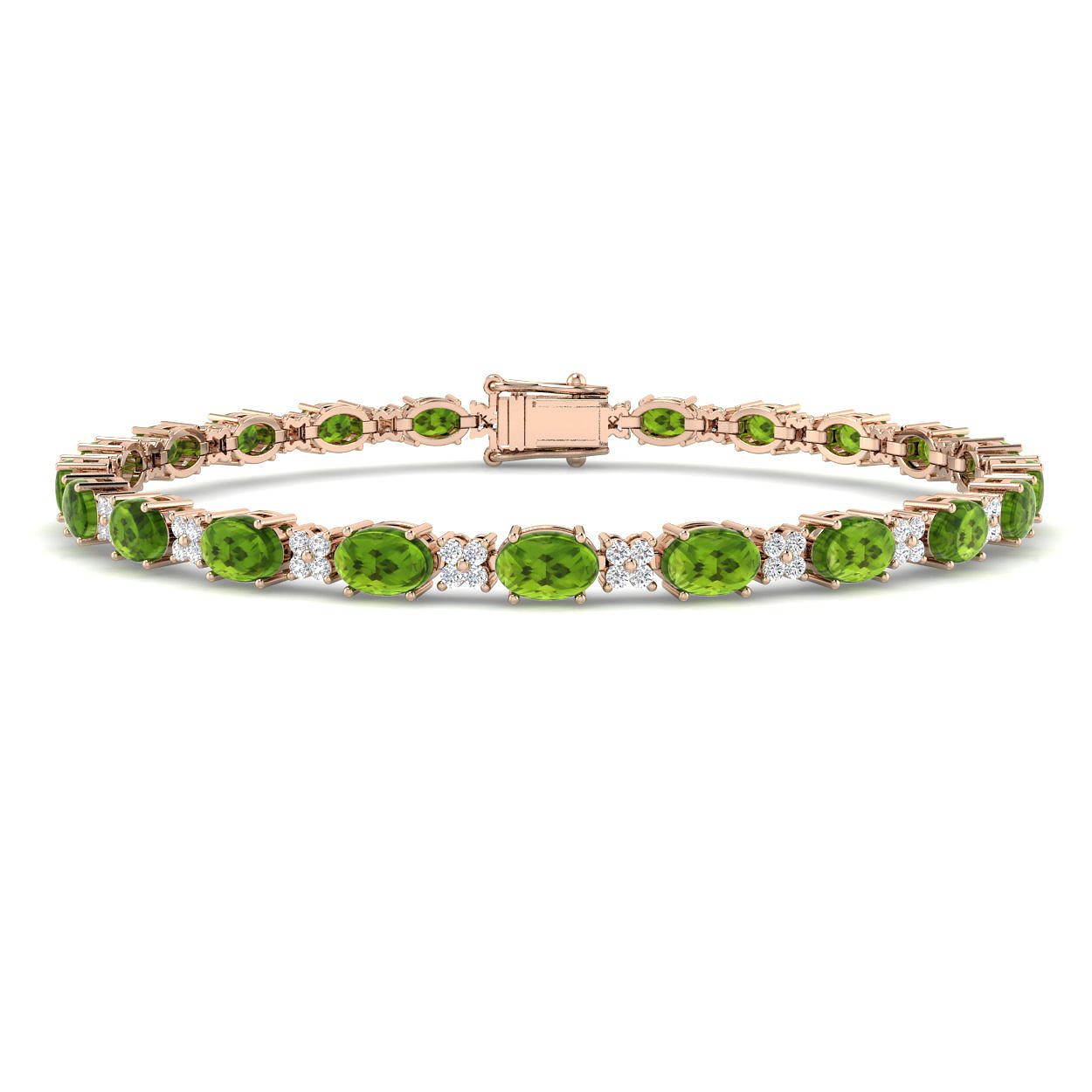 Jenovan Peridot Prong Set 