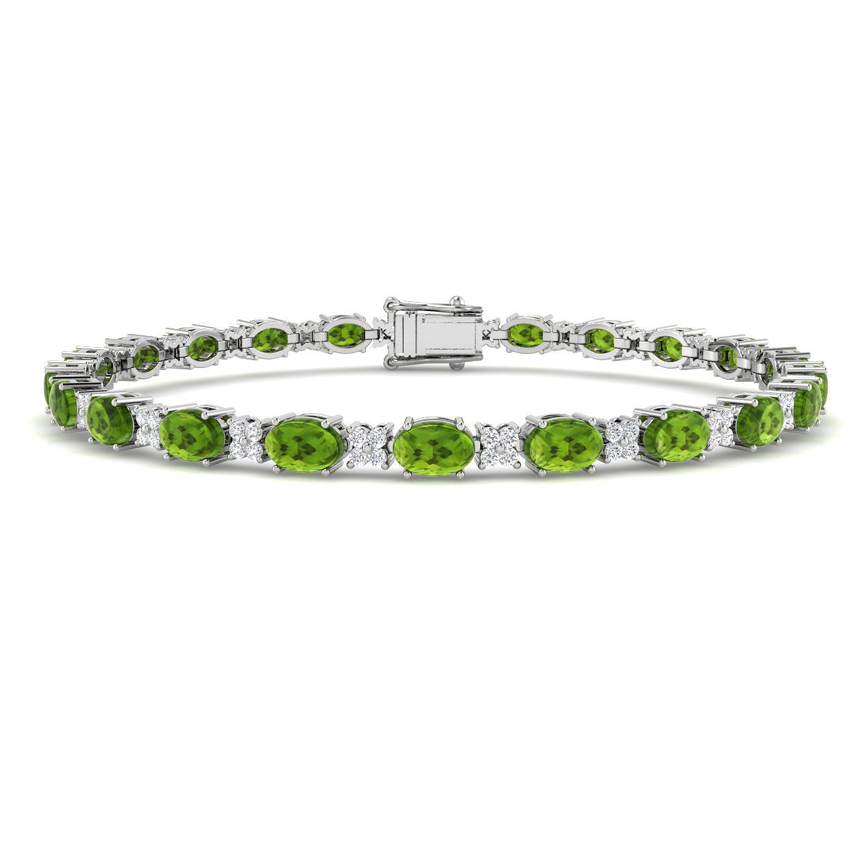 Jenovan Peridot Prong Set 