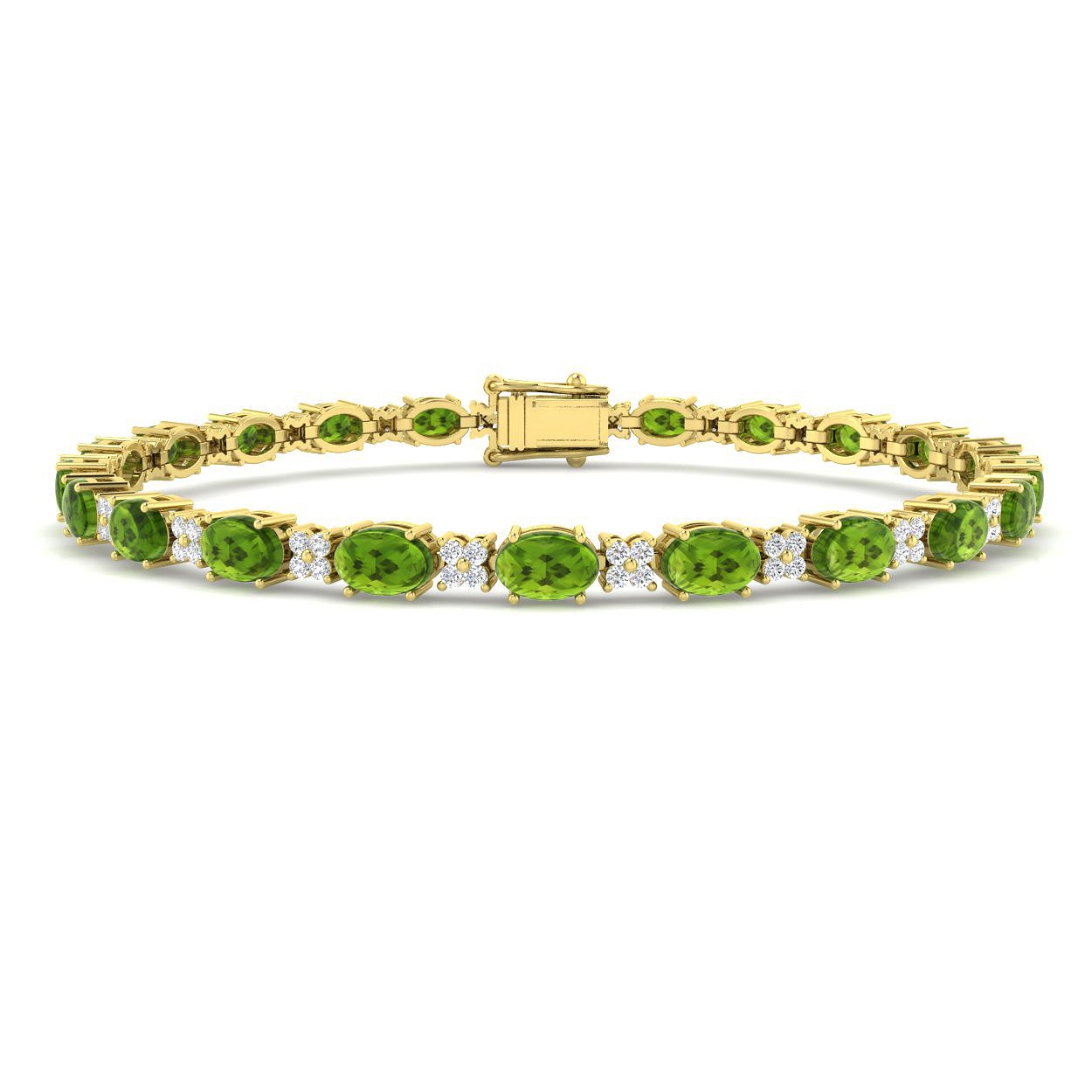 Jenovan Peridot Prong Set 