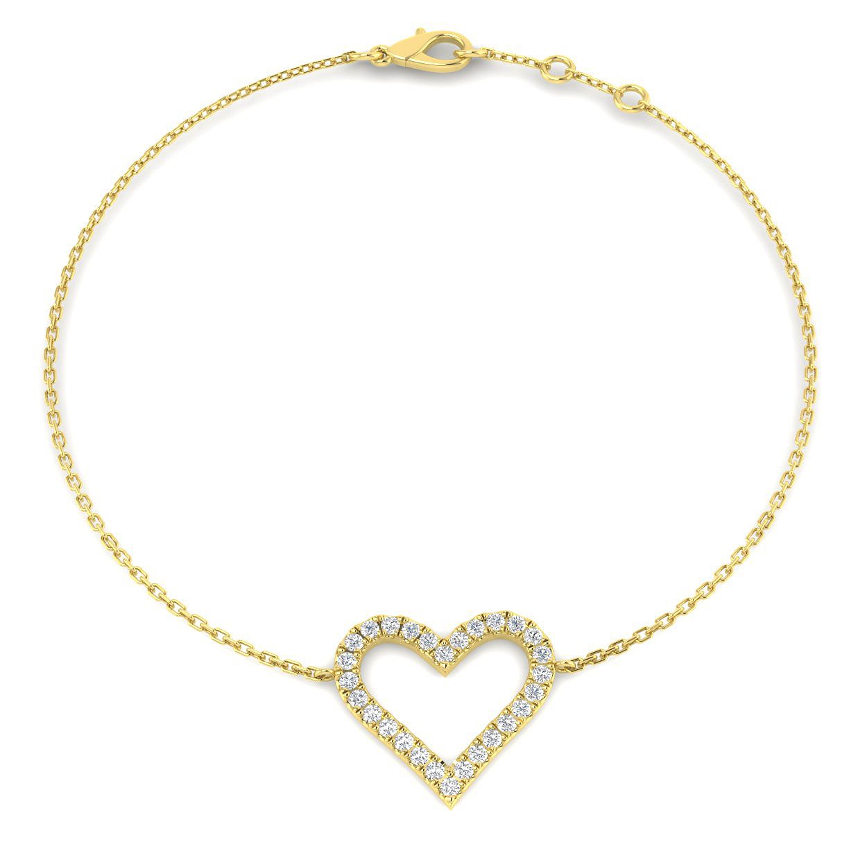 Zavien Lab-Created Pave Setting  Diamond Bracelet