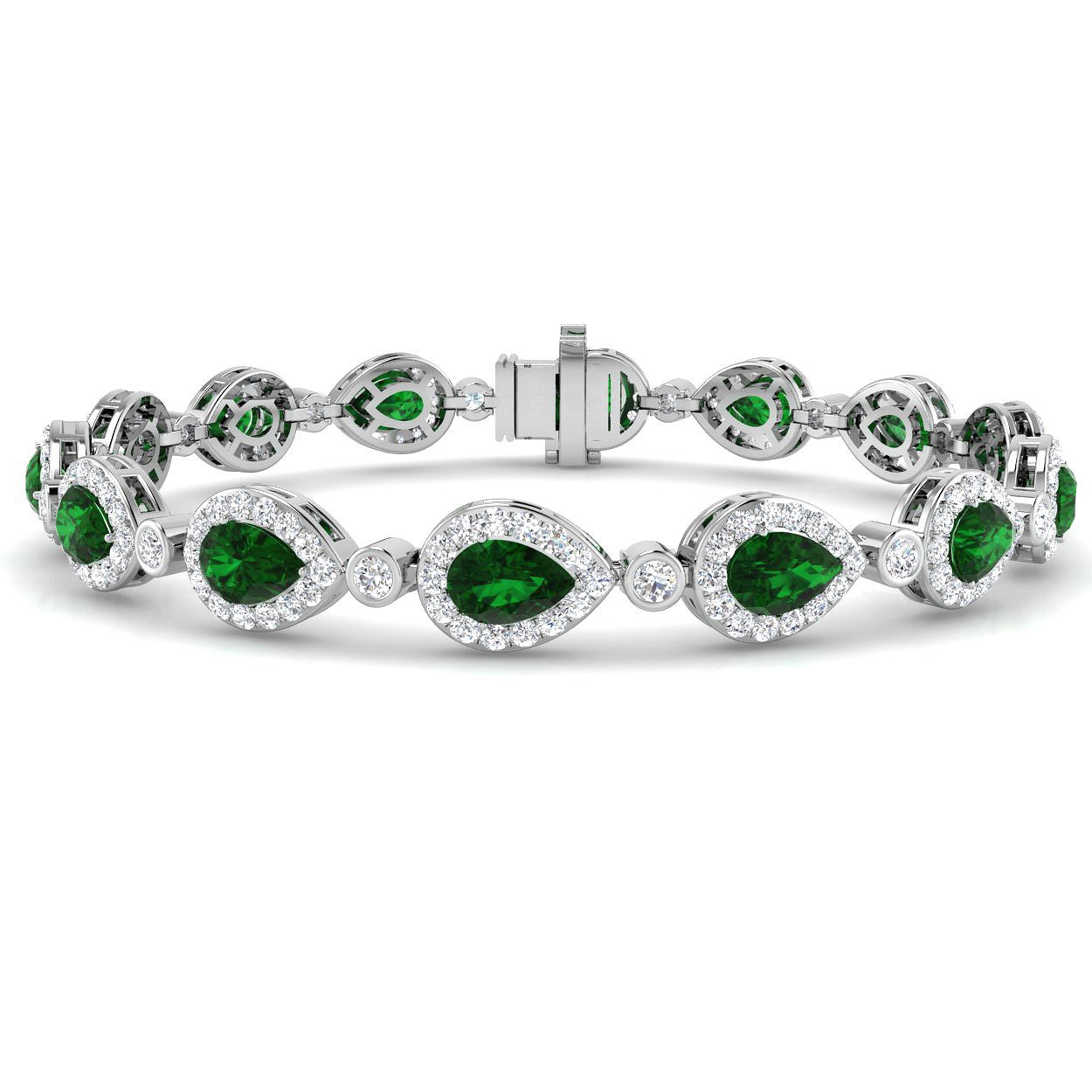 Emerald  Diamond Bracelet