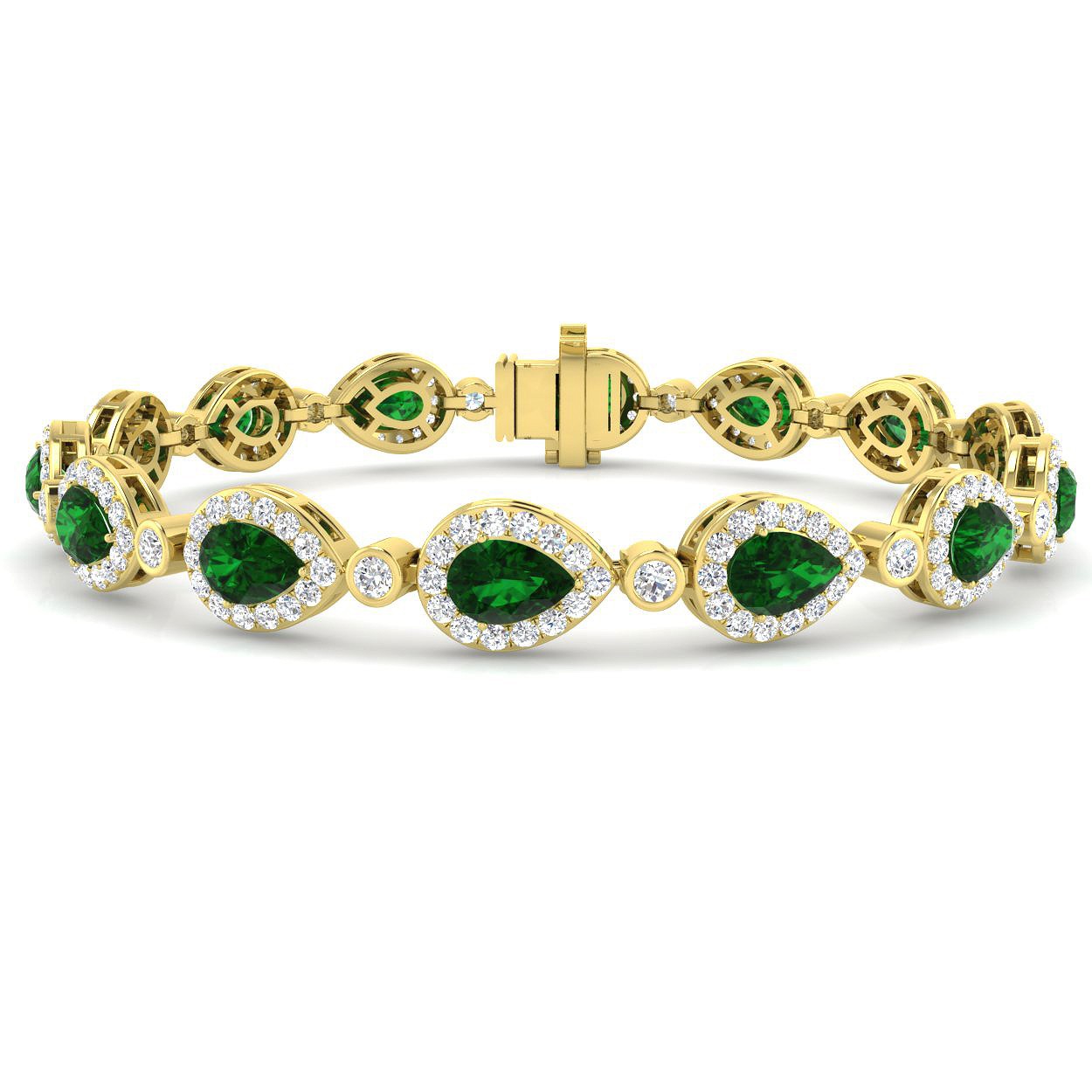 Emerald  Diamond Bracelet