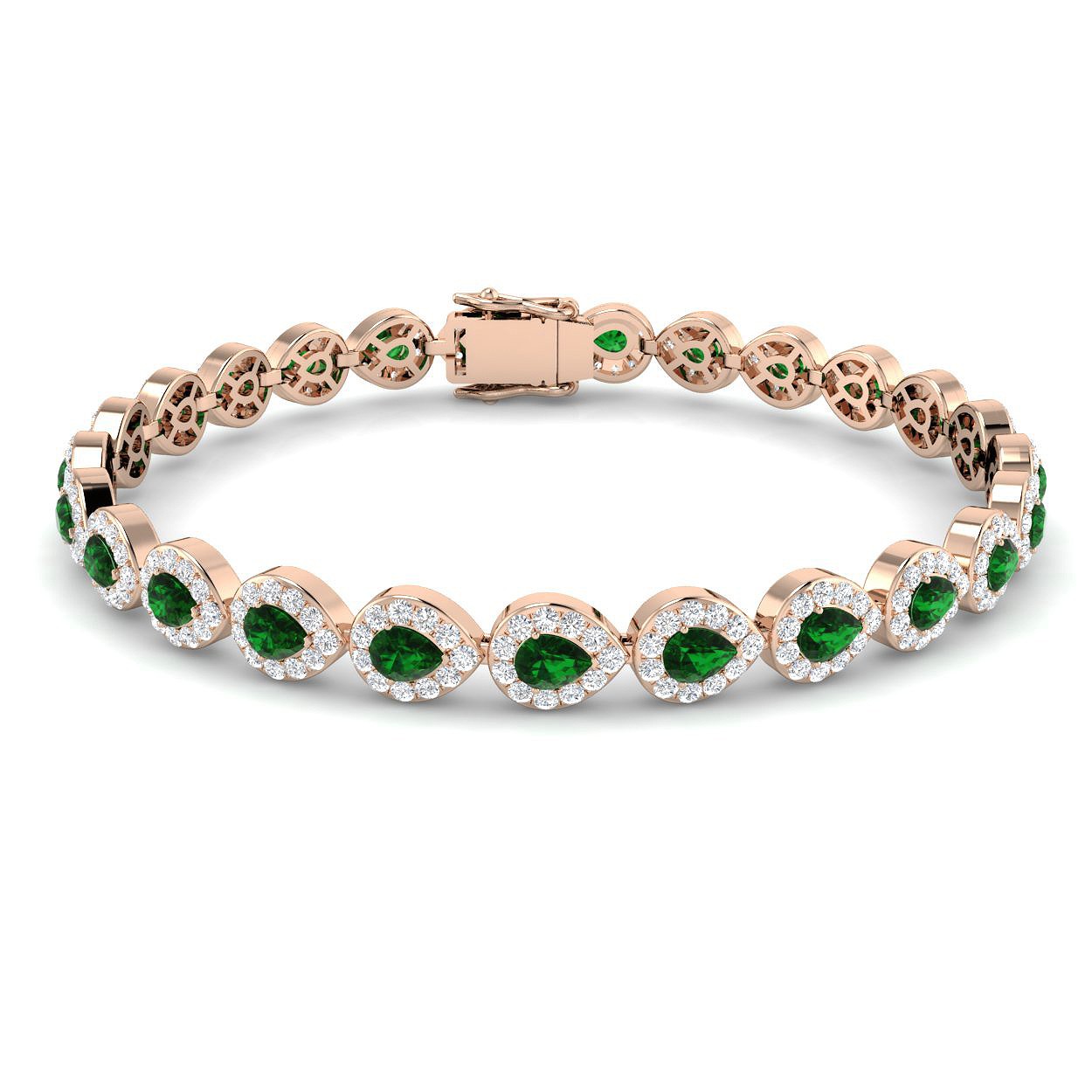 Emerald  Diamond Bracelet
