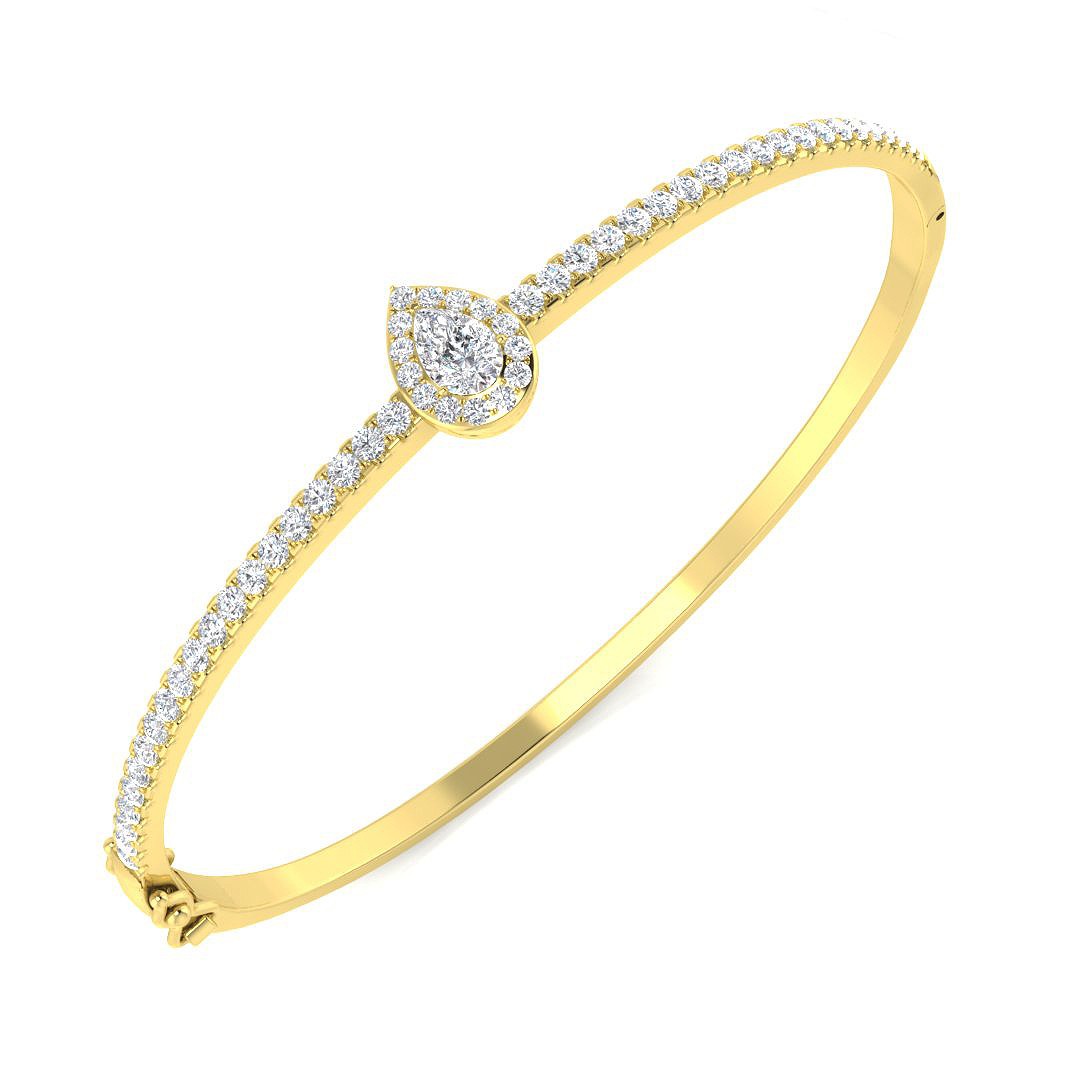 Sulerin Lab-Created Pave set  Diamond Ring