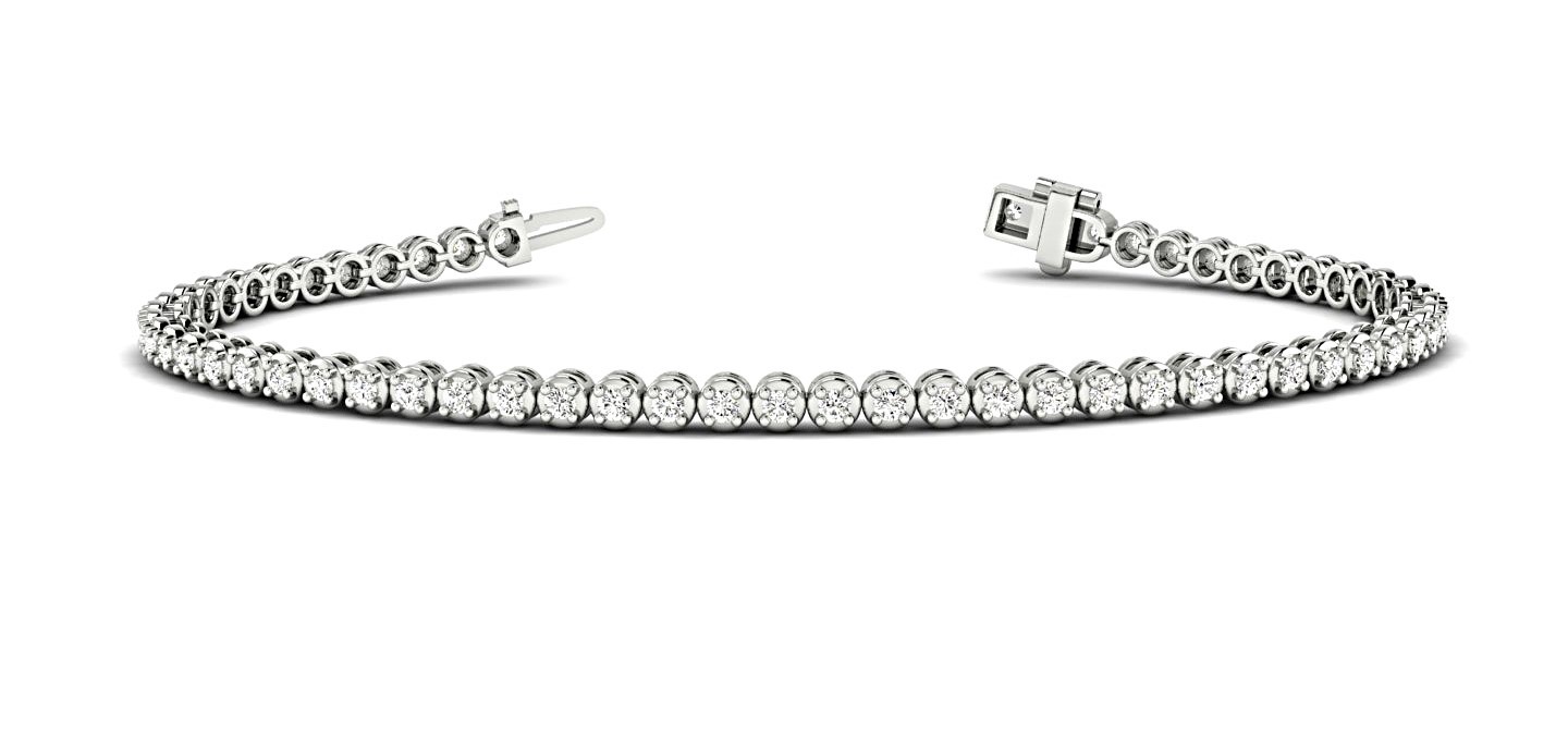 Tabitha 1.18 Carat Natural Prong Setting  Diamond Bracelet