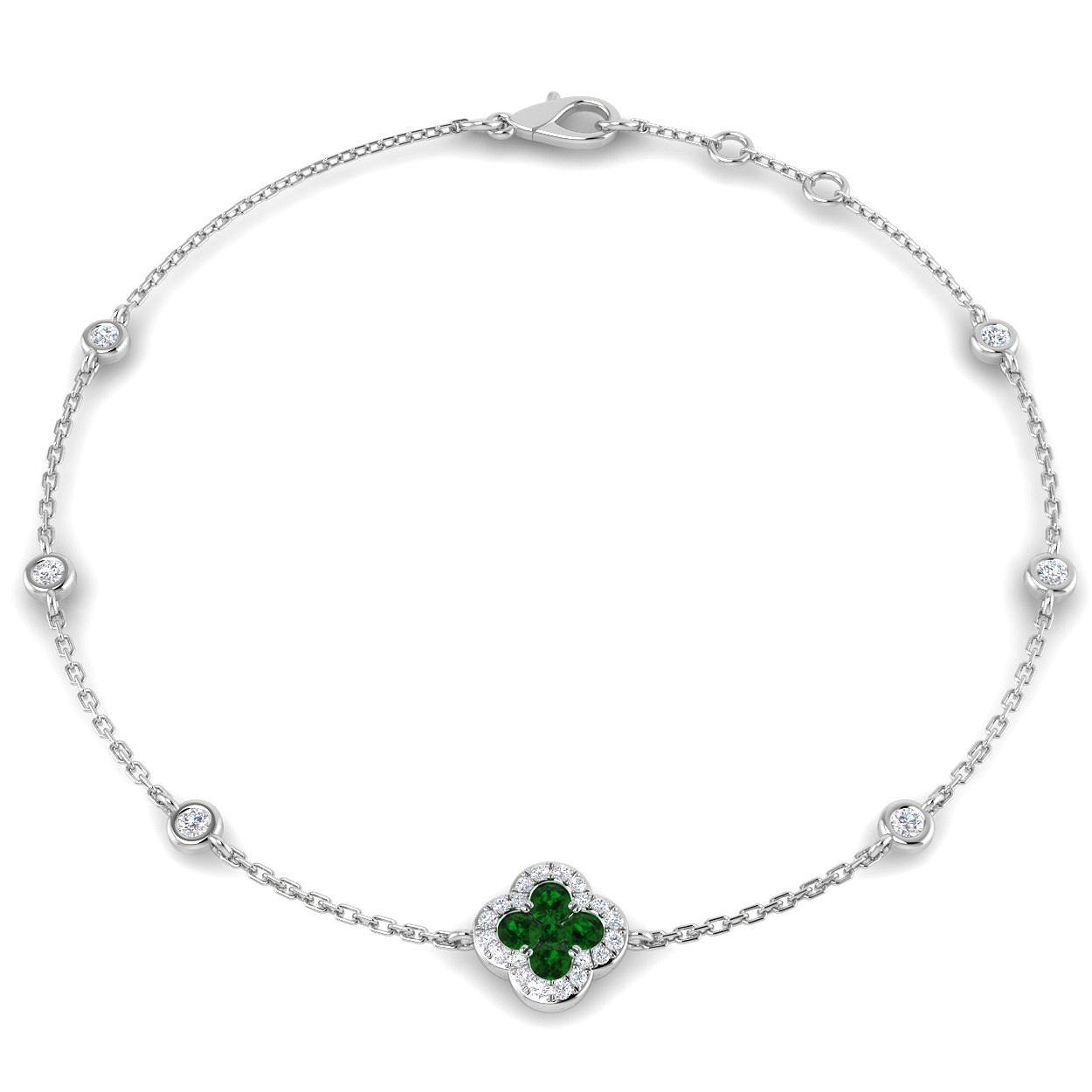 Faith Emerald Prong Set 