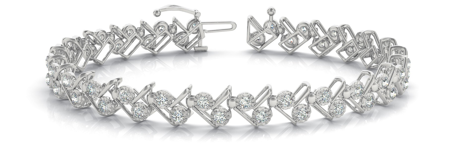 Vivian Natural Shared Prong  Diamond Ring