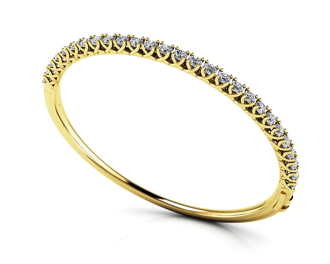 Varvara Lab-Created V Prong  Diamond Ring