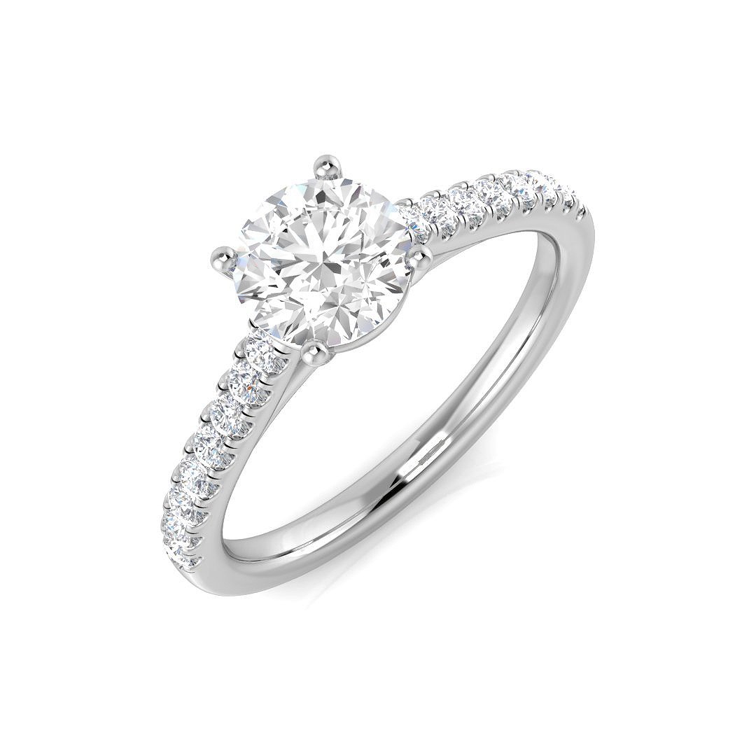 Natural Diamond Engagement Ring