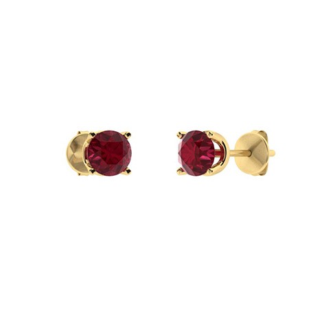 Hettie Natural Ruby 4 Prong Set 