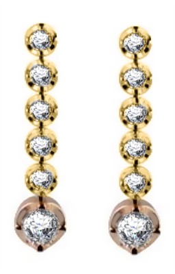 Luria Natural 4 Prong Set  Diamond Earrings