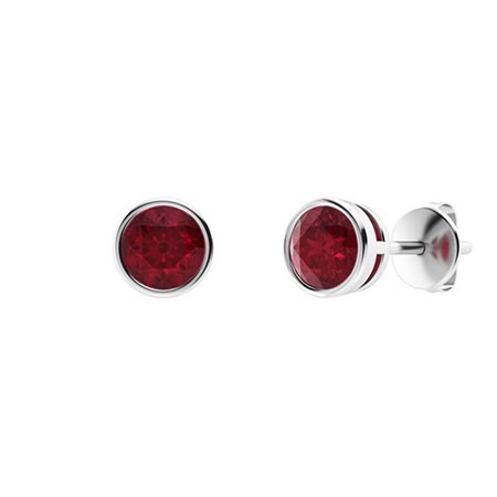 Heleana Natural Ruby Bezel Set 