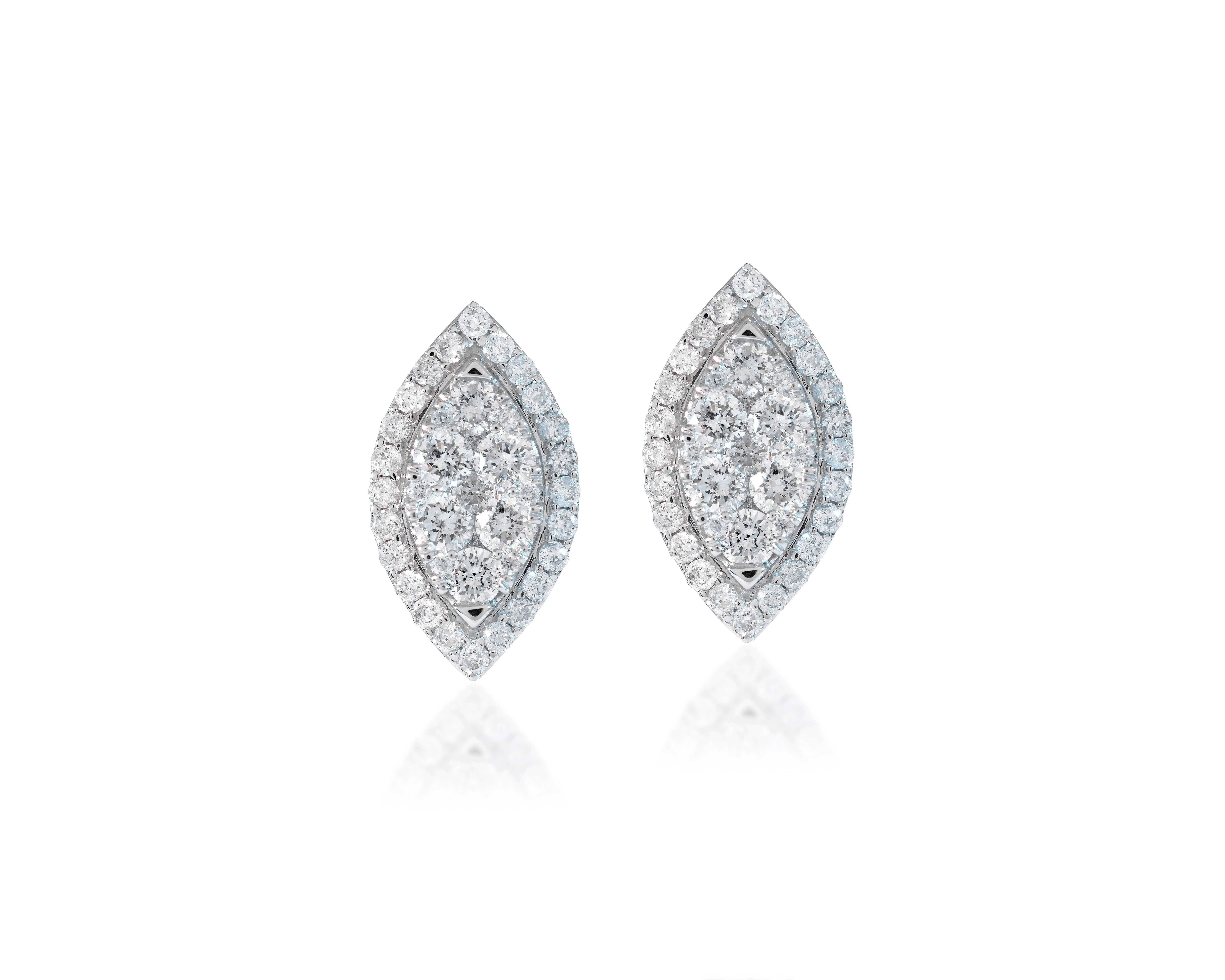 Gena 0.20 Carat Natural Prong Set  Diamond Earrings