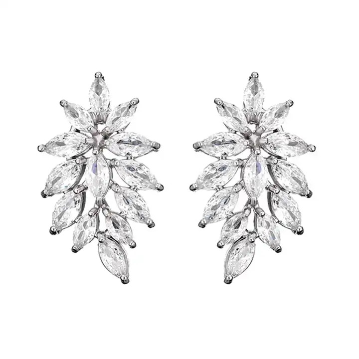Korin Lab-Created Prong Set  Diamond Earrings