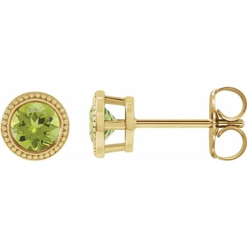 Firouz Peridot Bezel Set 
