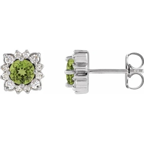 Florice 0.84 Carat Peridot Claw Set 