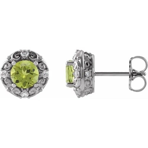 Fluri Peridot 4 Prong Set 