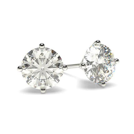 Jiana Natural 4 Prong  Diamond Earrings