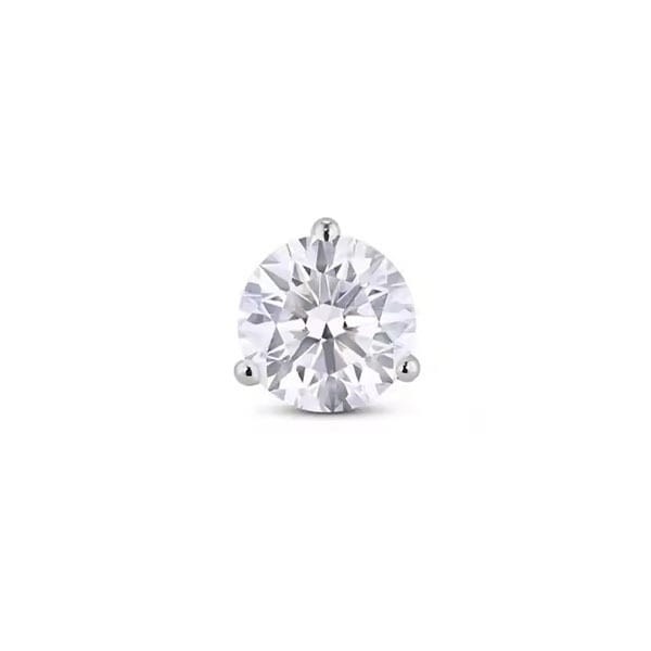 3 Prong 0.15 - 2.00 Carat Natural  Diamond Earrings