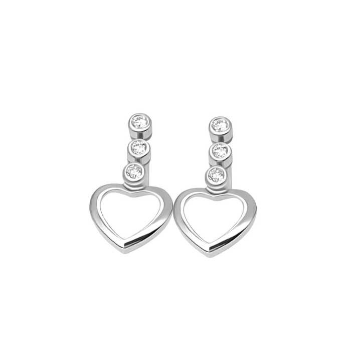 Zeona Natural Bezel Set  Diamond Earrings