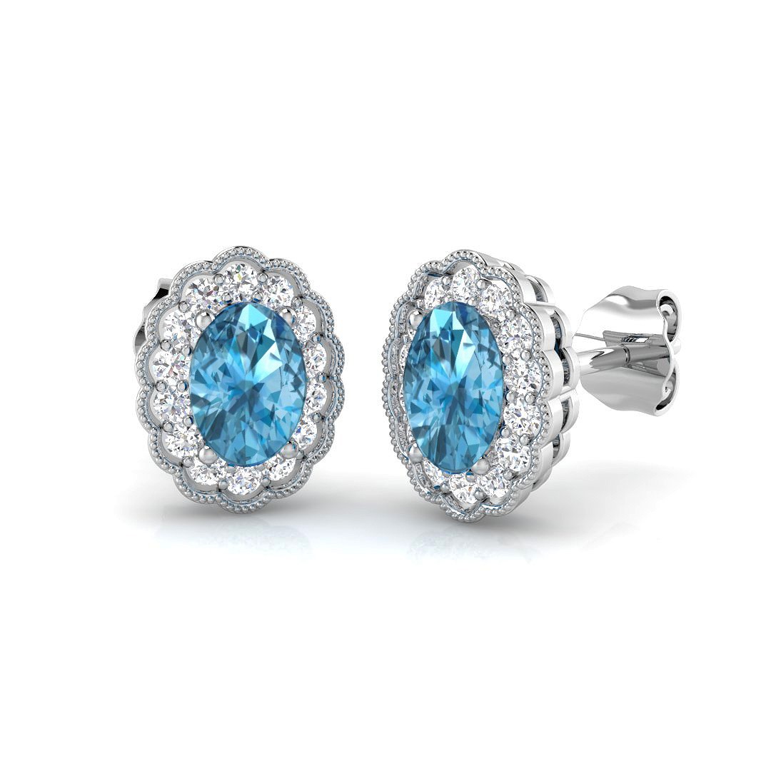 Trazia Blue Topaz 4 Prong 