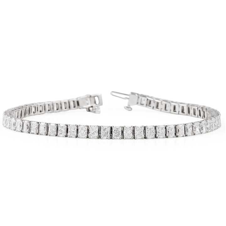 4 Prong Natural  Diamond Bracelet