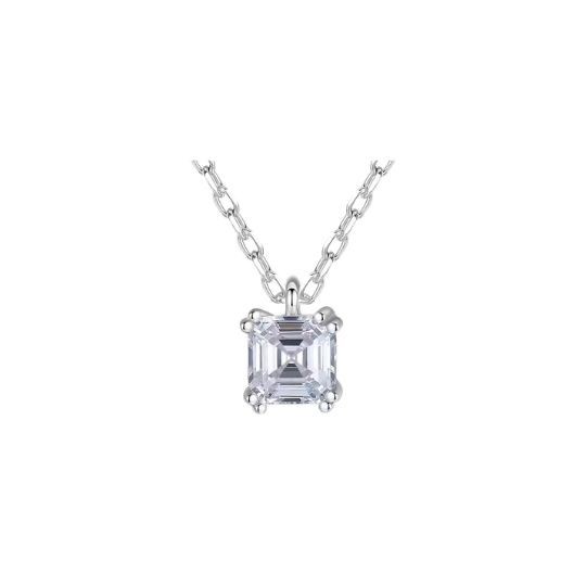 Beldriciya Natural Diamond Double Prong  Necklace
