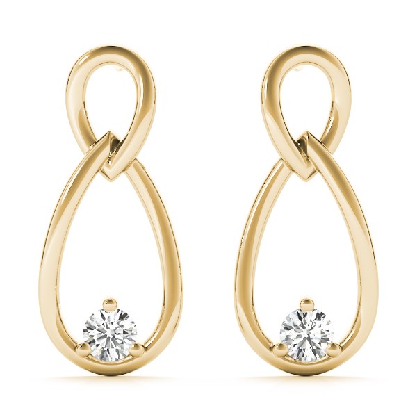 Zella Natural 3 Prong  Diamond Earrings
