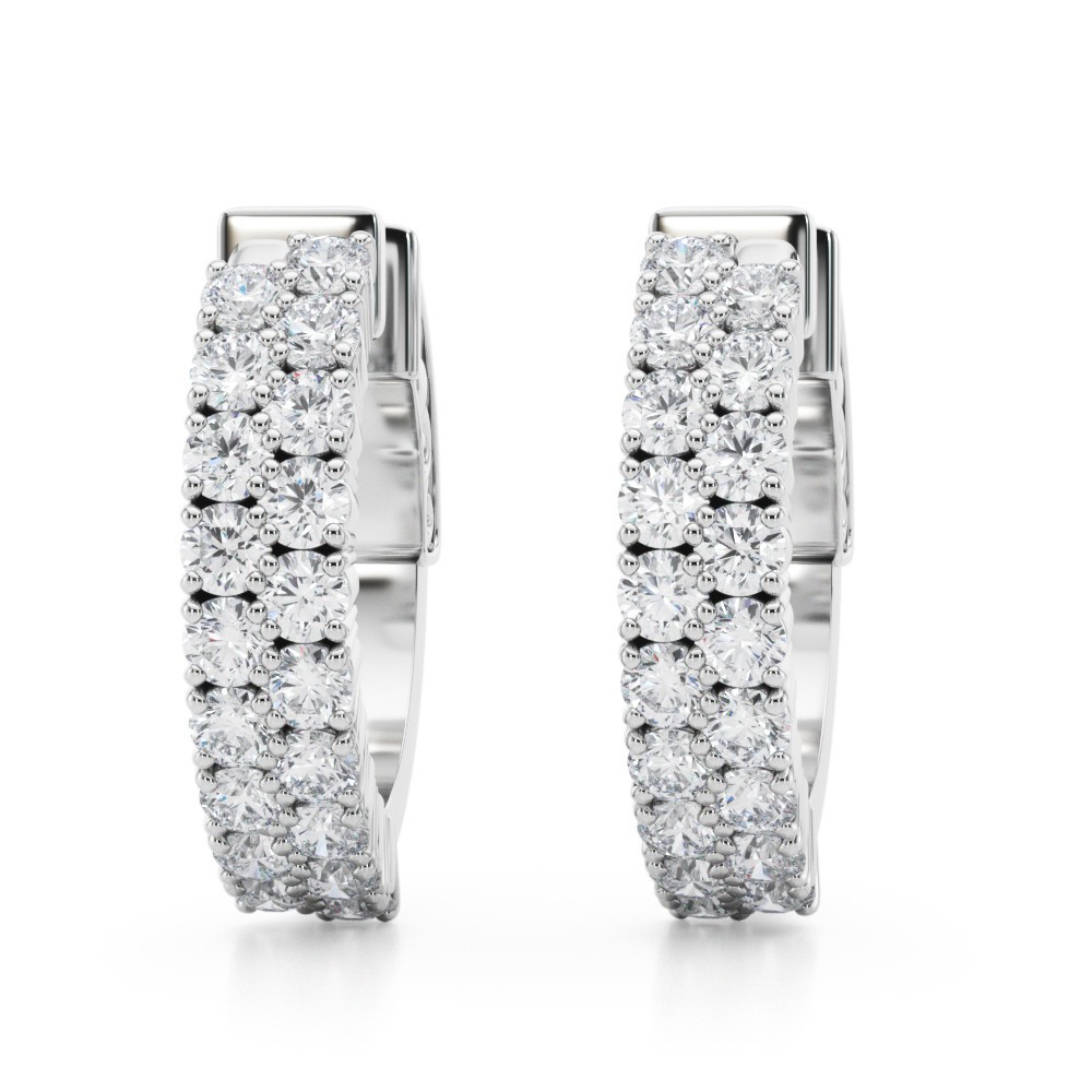 Natural  Diamond Earrings