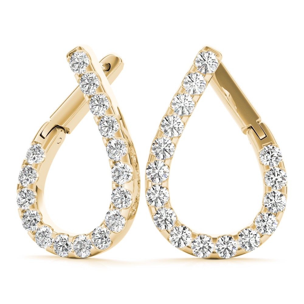 Aniya Natural Pave Setting  Diamond Earrings