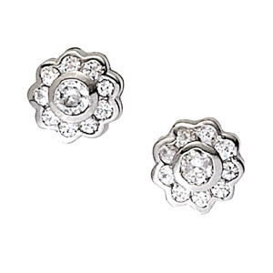Feena 1.04 Carat Lab-Created  Diamond Earrings