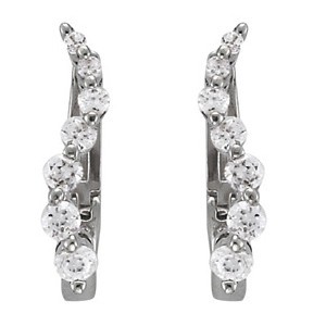 Fulki 0.12 - 0.37 Carat Natural  Diamond Earrings