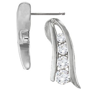 Fadia 0.35 Carat Natural  Diamond Earrings